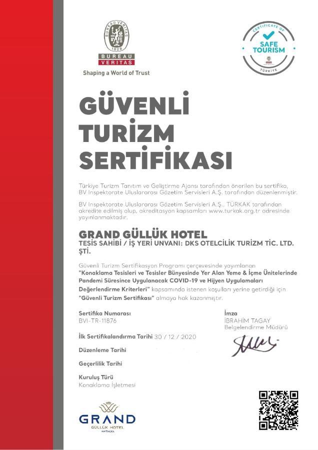 Grand Gulluk Hotel & Spa City Center Antalya Exterior photo